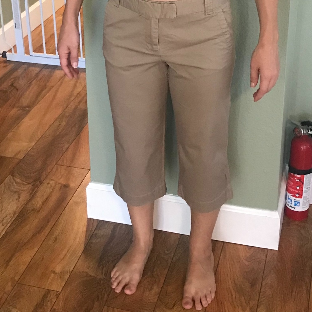 Final Sale J Crew Stretch Favorite Fit Capris